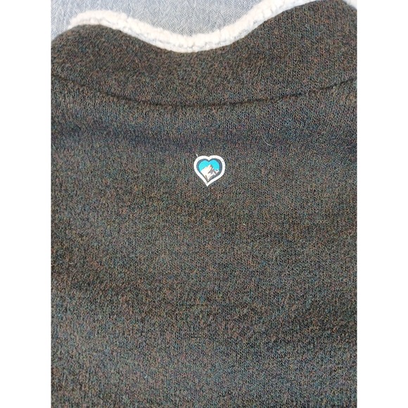 Kuhl Alfpaca Fleece Quarter Zip Pullover Sweater Jacket Brown Womens Size Large - Picture 7 of 11